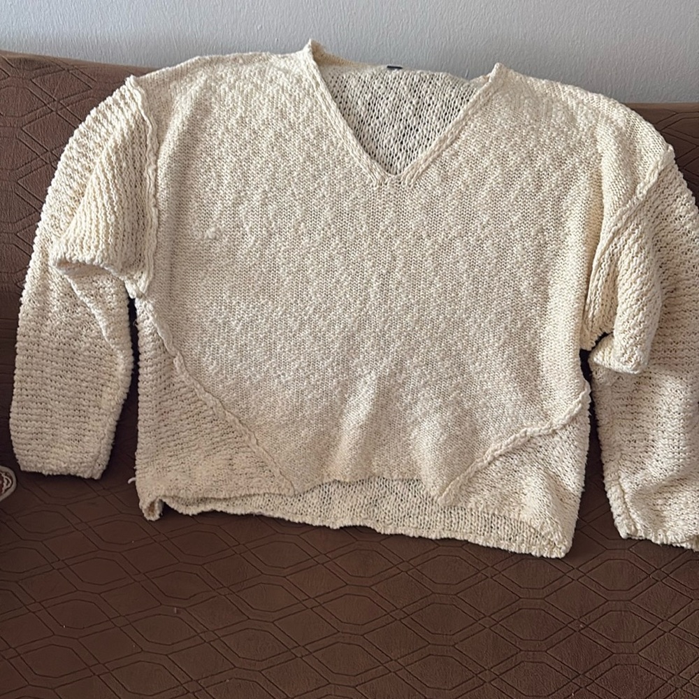 Two perfect winter sweaters light blue short sleeve both brand new